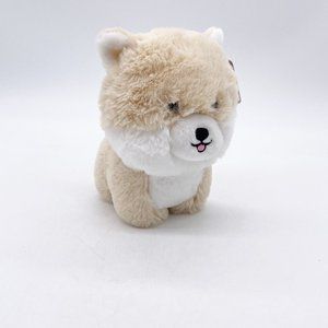 Aurora Teddy Pets FLUFFY 7" Pomeranian TAN WHITE With Tags